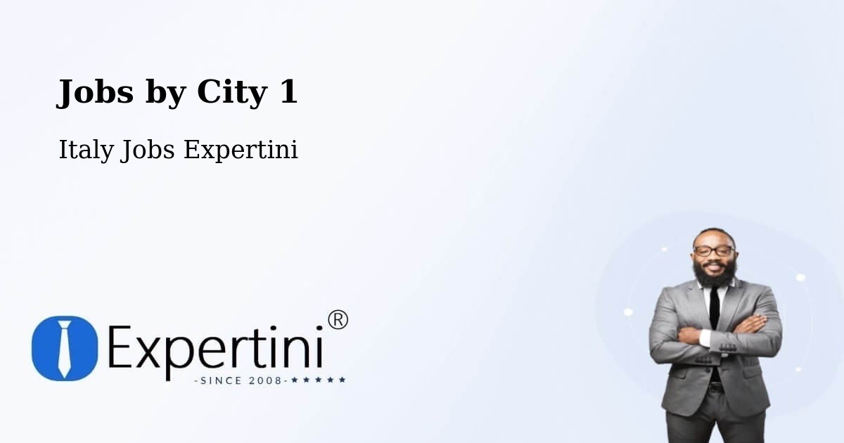 City Jobs in Italy - Expertini
